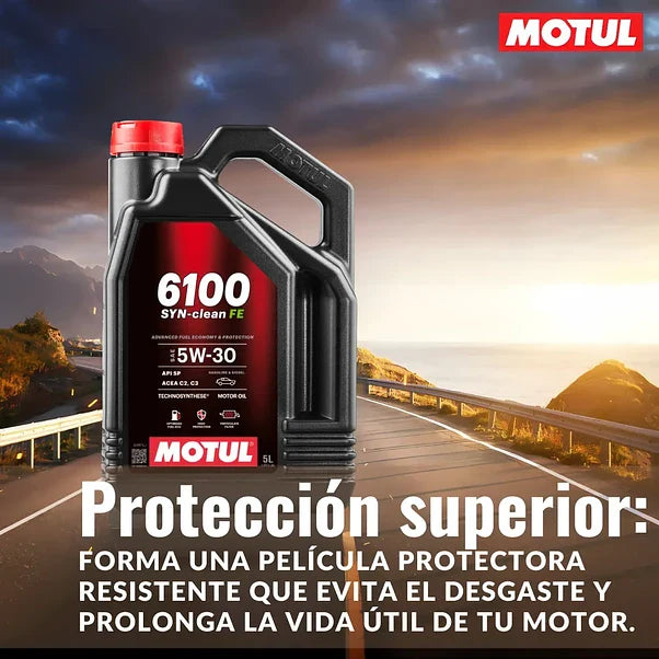 Motul 6100 Syn-clean Fe 5w-30 Technosynthese C2/c3 5 Litros