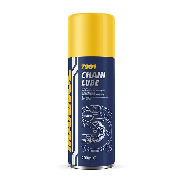 Lubricante de Cadena Sintético Blanco MANNOL Chain Lube 7901 – 200 ml