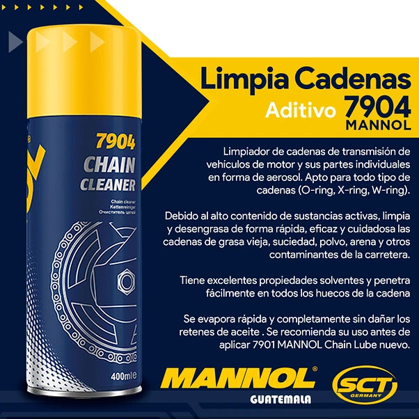Limpiador de Cadena Mannol Chain Cleaner 7904 – 400 ml