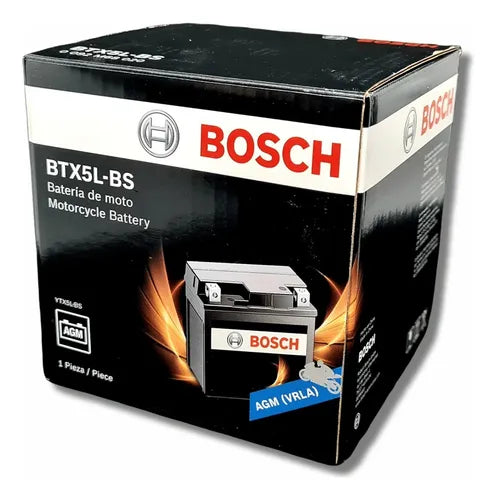 Bateria Bosch Gixxer R15 Fz16 Xr150 (ytx5l) Btx5l-bs 12v 4ah Derecho