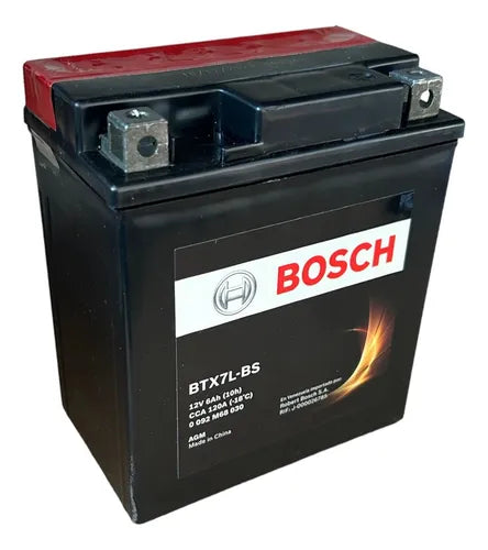 Bateria Bosch Fz25 R3 Cbr250 Cb190 Ytx7l Btx7l-bs 12v 6ah