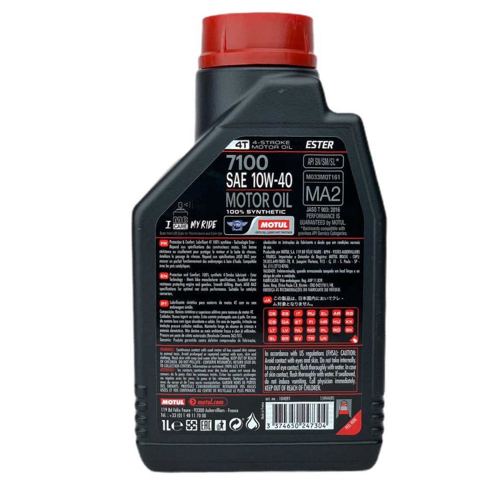 Motul 1OW40 7100 FULL SINTETICO